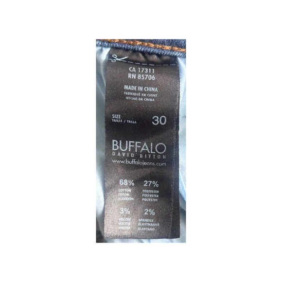 Buffalo David Bitton Jeans Faith Crop Skinny Cuffed Denim Women’s Size 30 - Picture 9 of 9